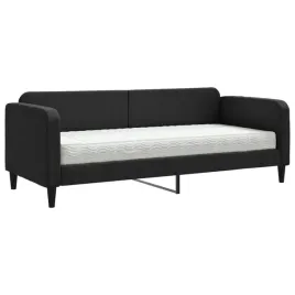 lezanka-2-w-1-z-materacem-czarna-223x90x75-cm
