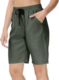 spodenki-damskie-ciemno-zielony-jinshi-r-s