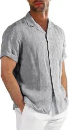 koszula-meska-szara-z-kieszonka-krotki-rekaw-l