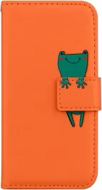 etui-do-oppo-find-x3-lite-5g-zamykane-pomaranczowe-z-klapka-zabka