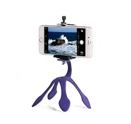 mini-statyw-uchwyt-do-telefonu-tripod-fioletowy-elastyczny