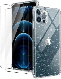 etui-do-apple-iphone-12-pro-przezroczyste-blyszczace-2x-szklo-hartowane