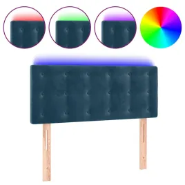 zaglowek-led-aksamit-100x5x78-88-ciemnoniebieski