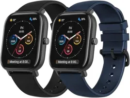 2x-pasek-do-zegarka-niebieski-czarny-silikon-uniwersalny-wodoodporny-20mm