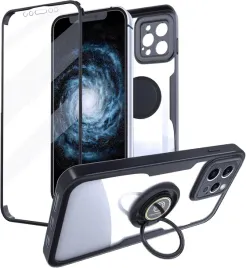 etui-do-apple-iphone-12-pro-max-przezroczysty-bumper-czarna-ramka-360
