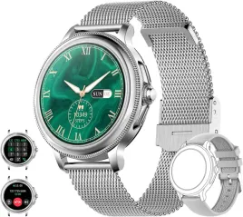 smartwatch-12-hd-ios-android-bluetooth-tetno-krokomierz-2-paski-srebrny