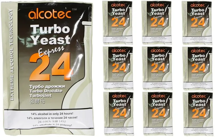 Alcotec 24 Pure Express 10 szt drożdże gorzelnicze