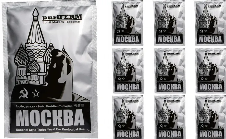drożdże gorzelnicze puriFERM MOCKBA Moskva 21% x 10 sztuk czysty zacier