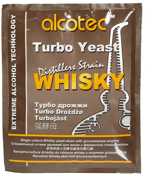 ALCOTEC TURBO WHISKY Distillers Strain drożdże Turbo Yeast 73g