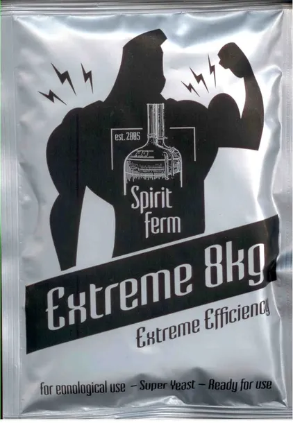 Drożdże gorzelnicze SPIRIT FERM EXTREME 8kg MOCNE