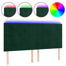 zaglowek-led-aksamit-ciemnozielony-200x118-128cm-usb-ip65