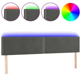 zaglowek-led-aksamit-szary-160x78-88-cm