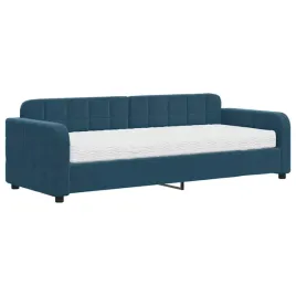 mebel-2-w-1-sofa-lozko-z-materacem-niebieski-223x91x71-cm