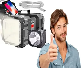 latarka-akumulatorowa-powerbank-szperacz-led-mocna