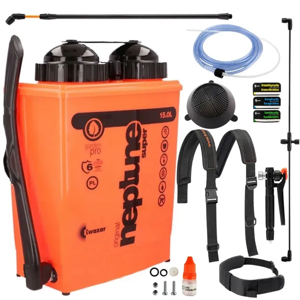 Kwazar Opryskiwacz Plecakowy Neptun 15L + GRATIS