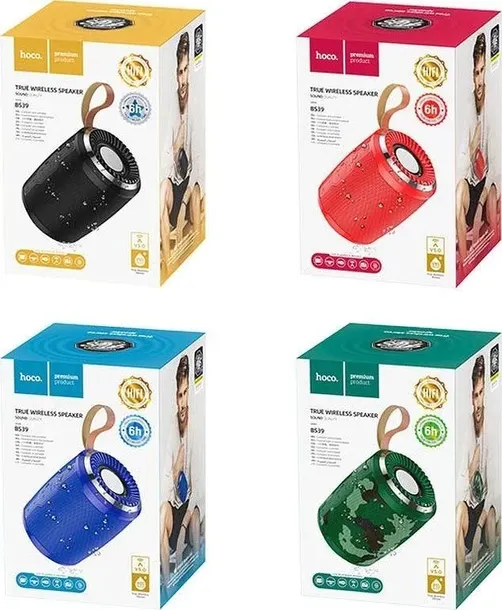 hoco-glosnik-bluetooth-cool-bs39-czerwony-stan-nowy