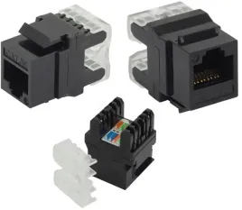 modul-gniazdo-keystone-rj-45-rj45-kat-5e-czarny