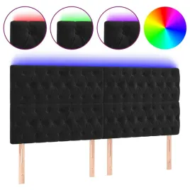 zaglowek-led-aksamitny-czarny-200x118-128cm