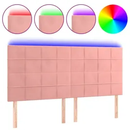 zaglowek-led-aksamitny-rozowy-200x118cm-ip65
