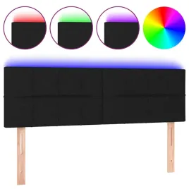 zaglowek-led-czarny-144x5x78-88-cm