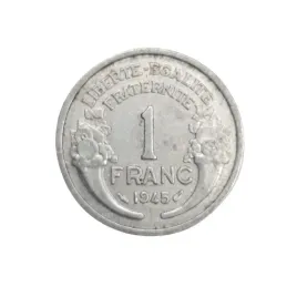stara-moneta-kolekcjonerska-1-frank-1945-francja