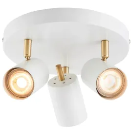 lampa-sufitowa-gull-59932-endon-reflektorki-regulowane-biale-mosiadz