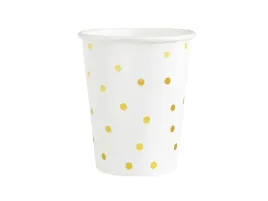 kubeczki-bialy-w-zlote-kropki-220-ml-6-szt-urodziny-impreze