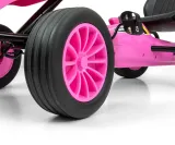 gokart-na-pedaly-rocket-pink-stan-nowy