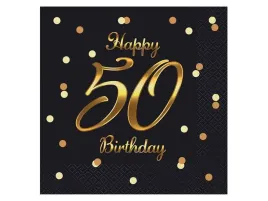 serwetki-bandc-happy-50-birthday-czarne-zloty-33-cm-x-33-cm-20-szt