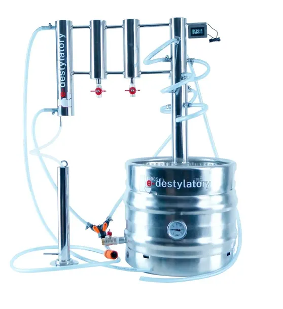 DESTYLATOR 6ZIMNE PALCE X2ODSTOJNIK 30L GAZOWA