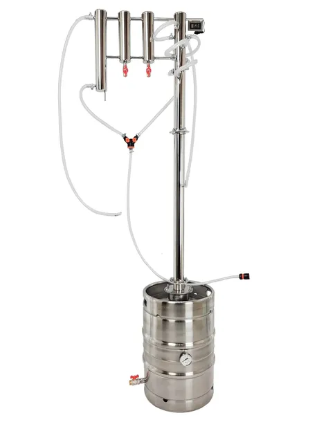 DESTYLATOR KEG 50 30l 2 ODSTOJNIKI ZIMNE PALCE