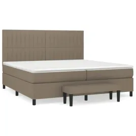 lozko-kontynentalne-z-materacem-taupe-tkanina-200x200-cm