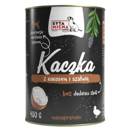 syta-micha-dla-psa-kaczka-z-kokosem-i-szalwia-400g