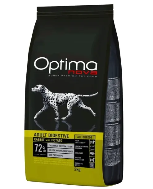 OPTIMANOVA Adult Rabbit 2kg DLA DOROSŁYCH PSÓW