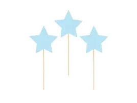 pikery-dekoracyjne-gwiazdki-niebieski-10-cm-6-szt