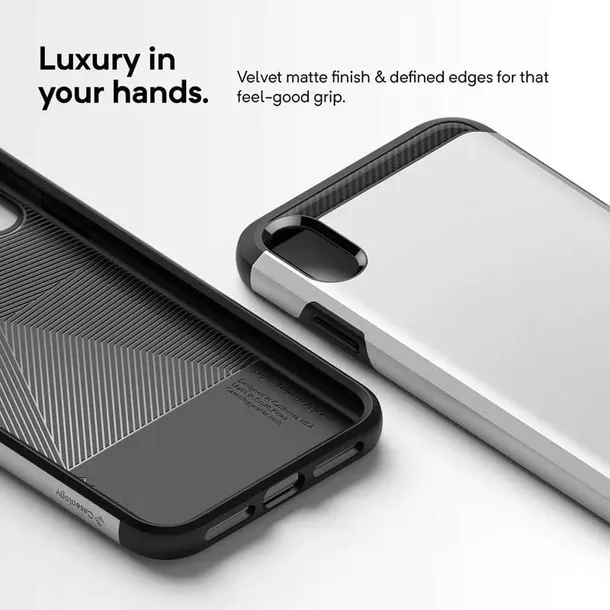 caseology-legion-case-etui-iphone-xs-max-silver-waga-z-opakowaniem-0-3-kg-stan-nowy