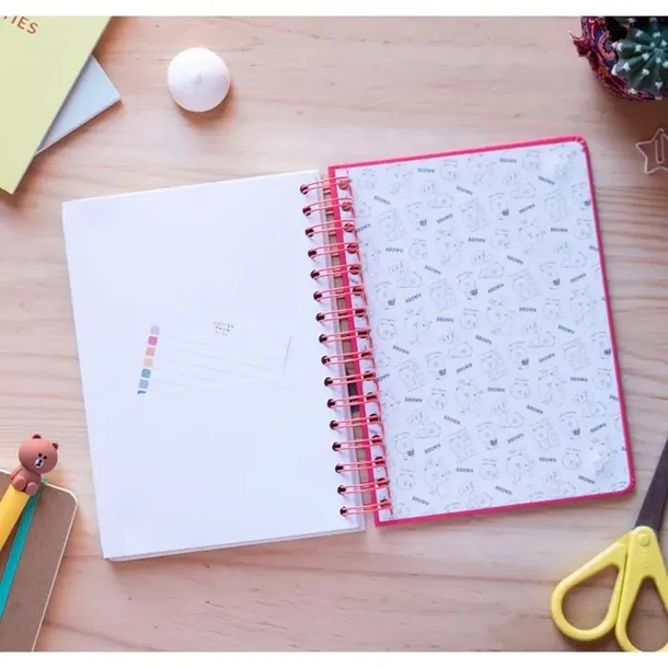 line-friends-notes-notatnik-a5-waga-z-opakowaniem-0-3-kg-stan-nowy