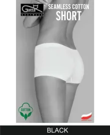 gatta-seamless-cotton-short-m-black
