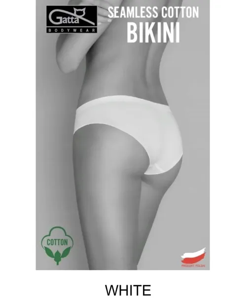 gatta-seamless-cotton-bikini-l-white