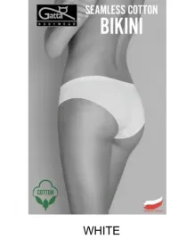 gatta-seamless-cotton-bikini-xl-white