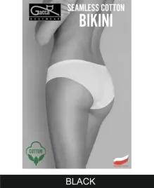 gatta-seamless-cotton-bikini-xl-black