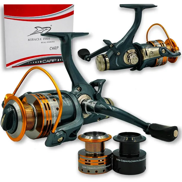 MOCNY KOŁOWROTEK Carp 3000a WOLNY BIEG 8+1 ŁOŻYSK KARPIOWY
