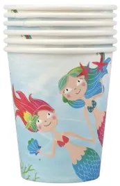 kubeczki-papierowe-syrenki-podwodny-swiat-6szt