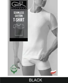 gatta-seamless-cotton-t-shirt-s-black