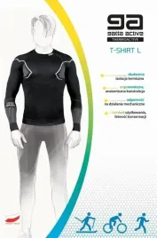 gatta-t-shirt-l-men-thermoactive-basic-mount-l-black-grey