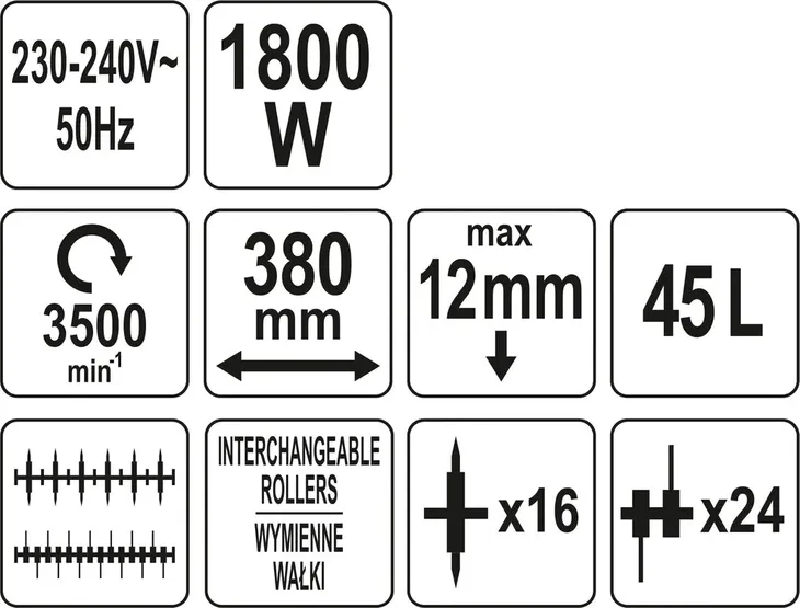 wertykulator-elektryczny-1800w-stan-nowy-zasilanie-elektryczne