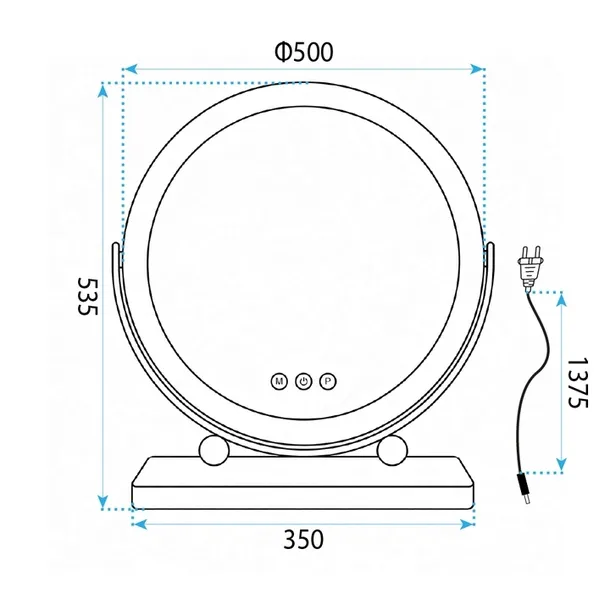 rea-lustro-led-make-up-black-50-cm-wysokosc-535-mm