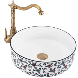 umywalka-nablatowa-rea-stefania-okragla-36-cm-ceramiczna-kwiaty-zdobiona