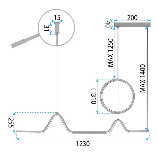 toolight-lampa-lhj022-cp-120cm-gold-dlugosc-wysokosc-120-cm