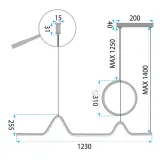 toolight-lampa-lhj022-cp-120cm-gold-dlugosc-wysokosc-120-cm
